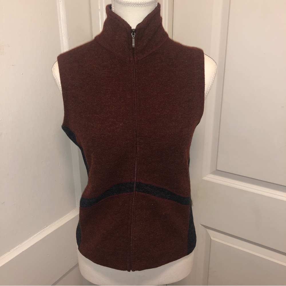 Ibex ladies merino wool vest size xs